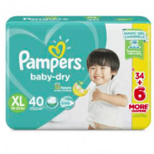 pampers baby dry xl price