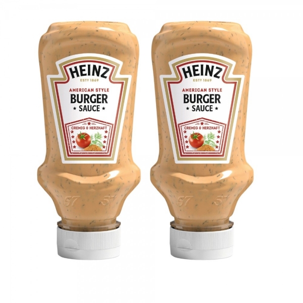 (Bundle of 2) Heinz American Style Burger Sauce 230g [Best Before Date