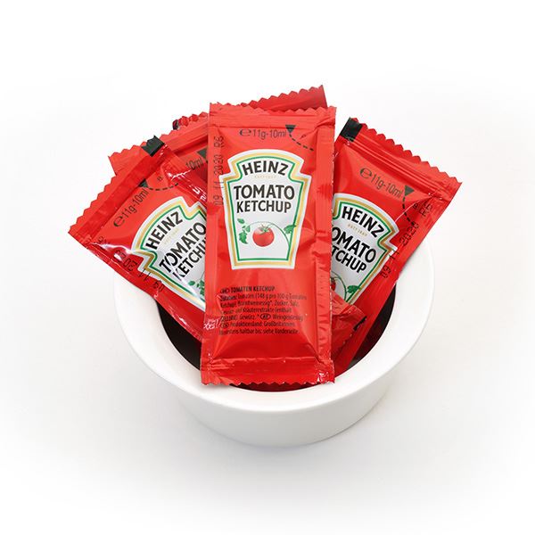 Heinz Tomato Ketchup Sachets 9g Pack of 100 [Expiry Aug/28/2024