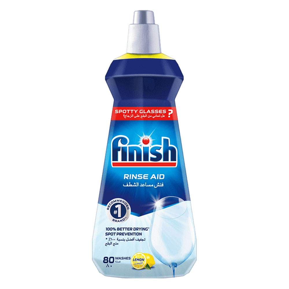 Finish Shiner Rinse Aid For Dishwasher Lemon #1 Brand in the World