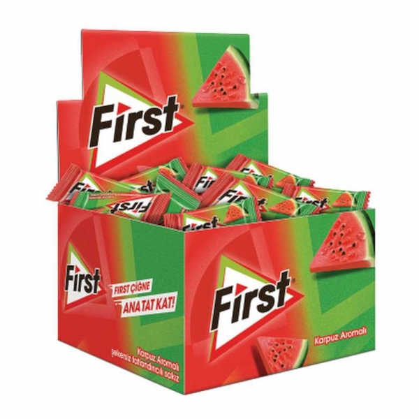 First Chewing Gum Watermelon Singles 200 Pieces (1.7g*200pcs) FETA