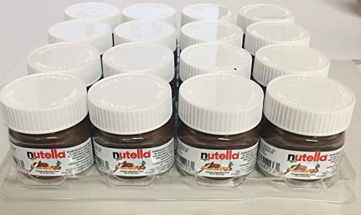 Pack of 32 – Nutella Mini Glass Jar Chocolate Hazelnut Spread (25g
