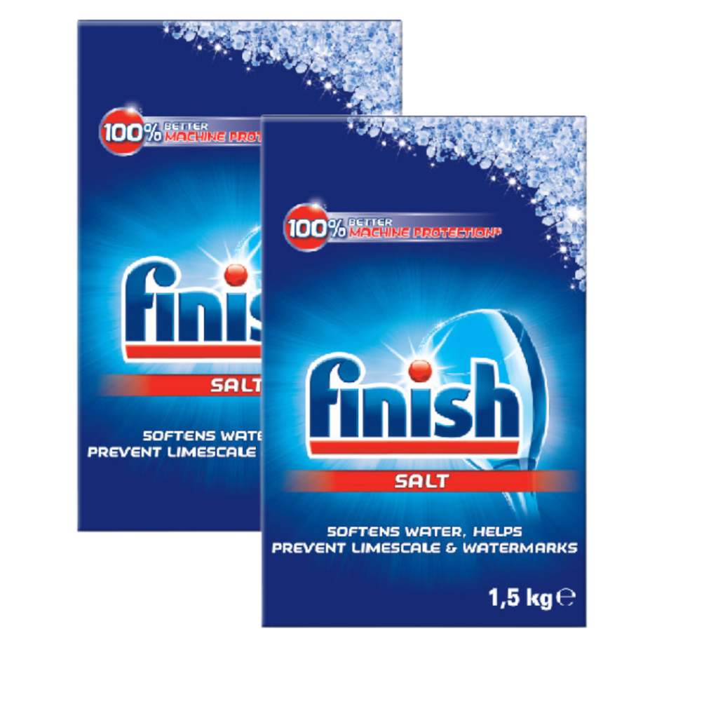 [Bundle of 2] Finish Dishwashing Salt 1.5kg FETA Mediterranean