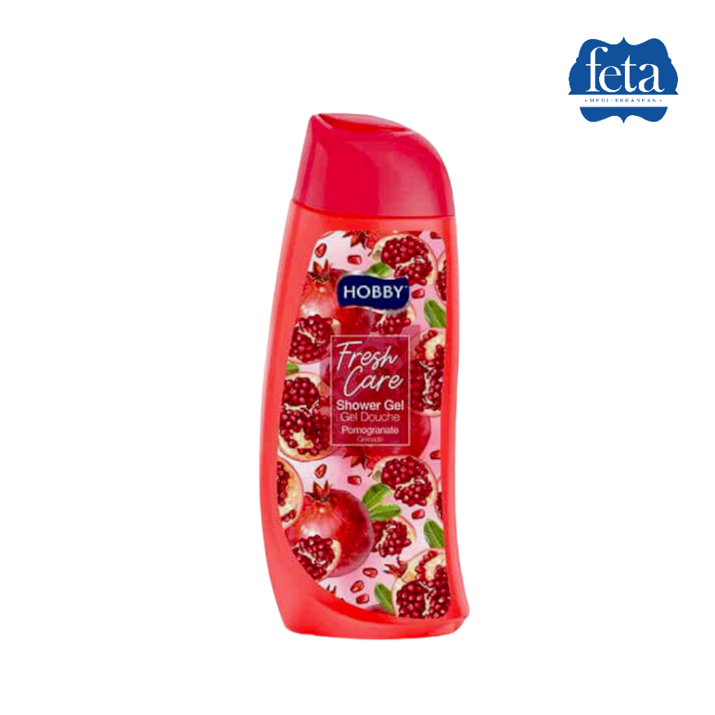 Hobby Fresh Care Shower Gel Pomegranate 300ml [Expiration October 2025] FETA Mediterranean