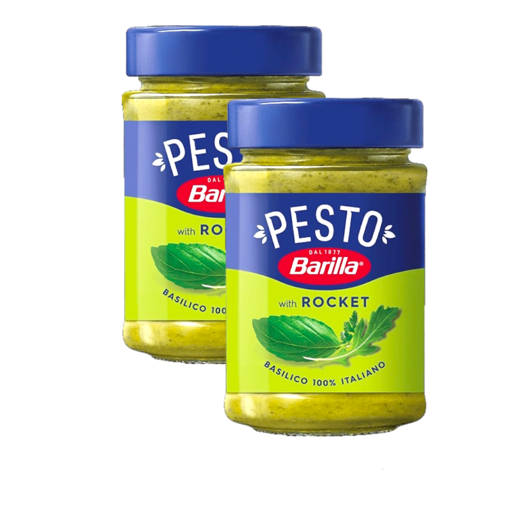 [Bundle of 2] Barilla Classic Pesto con Rucola Pasta Sauce with Italian