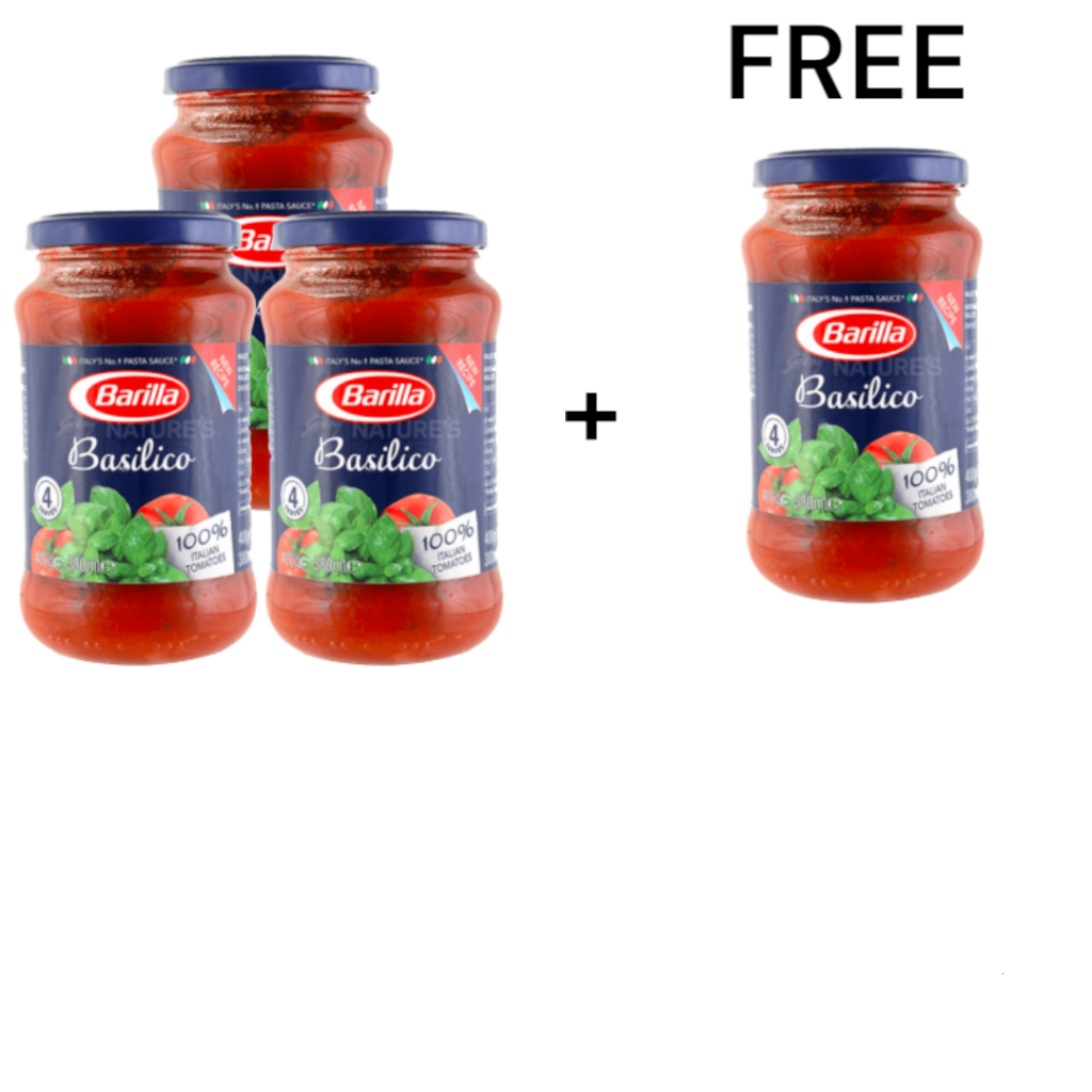 Buy 3 Get 1 FREE Barilla Basilico Pasta Sauce with Italian Tomato and