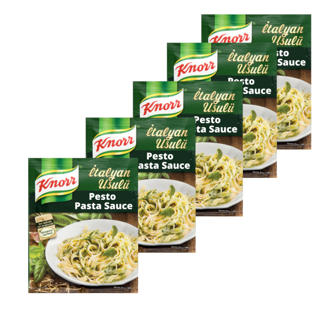 Buy 4 Get 1 FREE Knorr Pesto Sauce Mix Italian Style 50g FETA Mediterranean