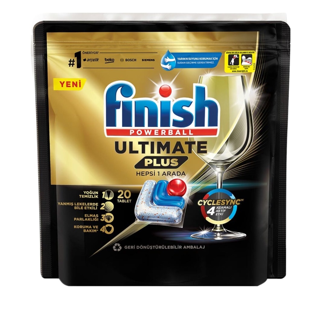 Finish Powerball Ultimate Plus All In One 20 Tablet 244g – FETA  Mediterranean