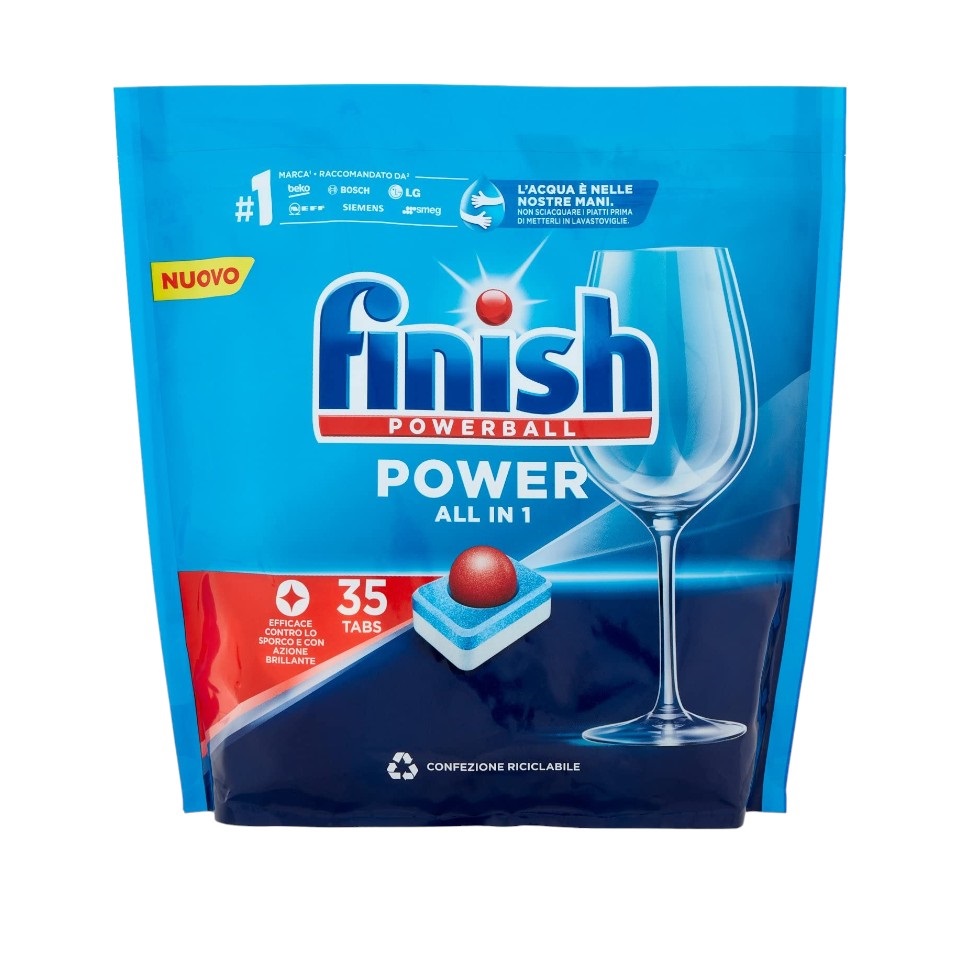 Finish Dishwashing Tablets All In One 35 tabs FETA Mediterranean