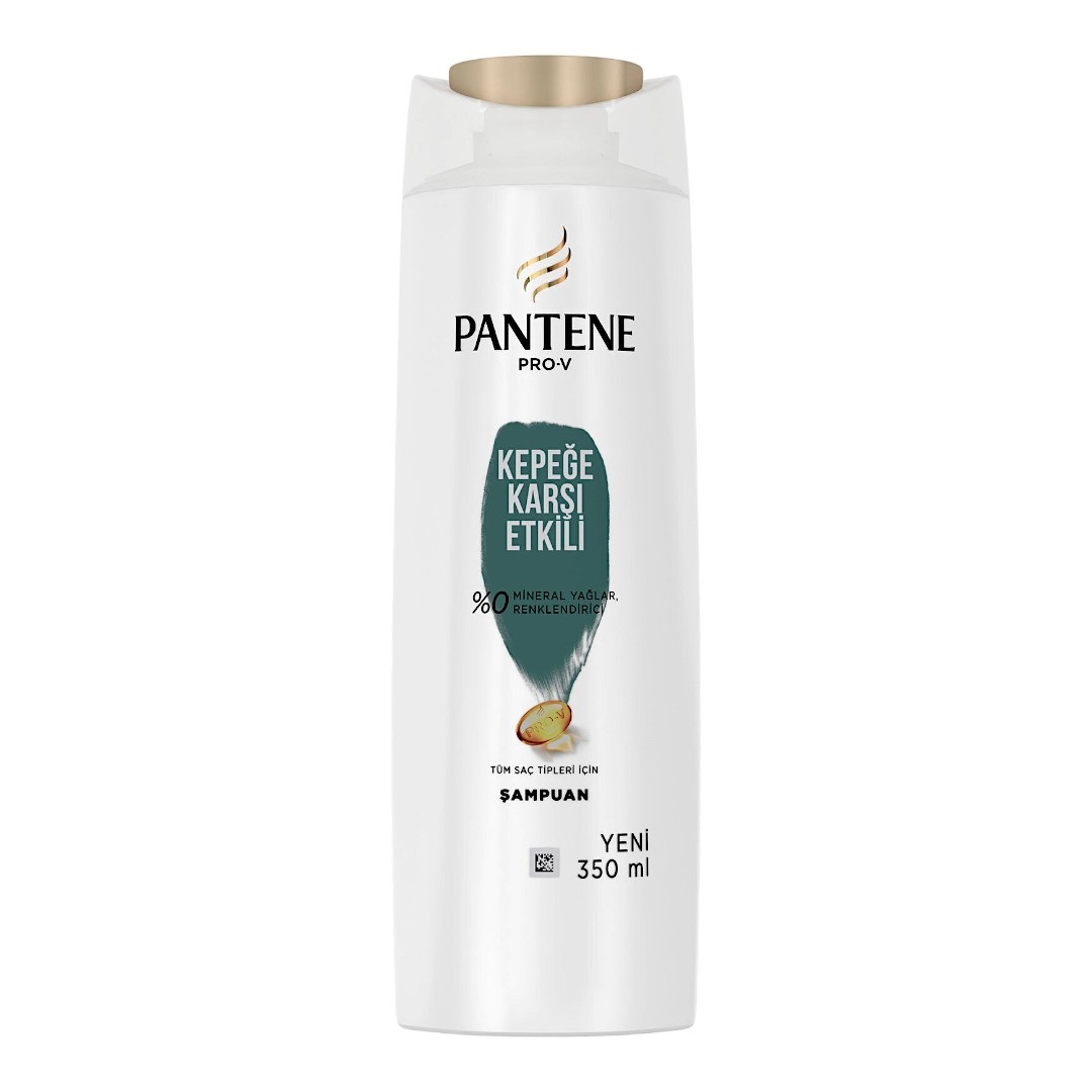 Pantene 3in1 Shampoo AntiDandruff 350ml FETA Mediterranean
