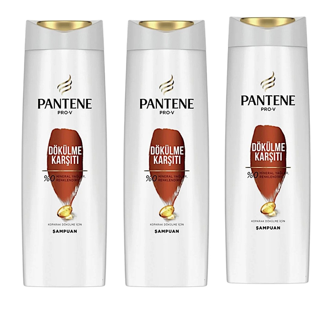 Buy 2 Get 1 FREE Pantene 3in1 Shampoo AntiHair Fall 350ml FETA