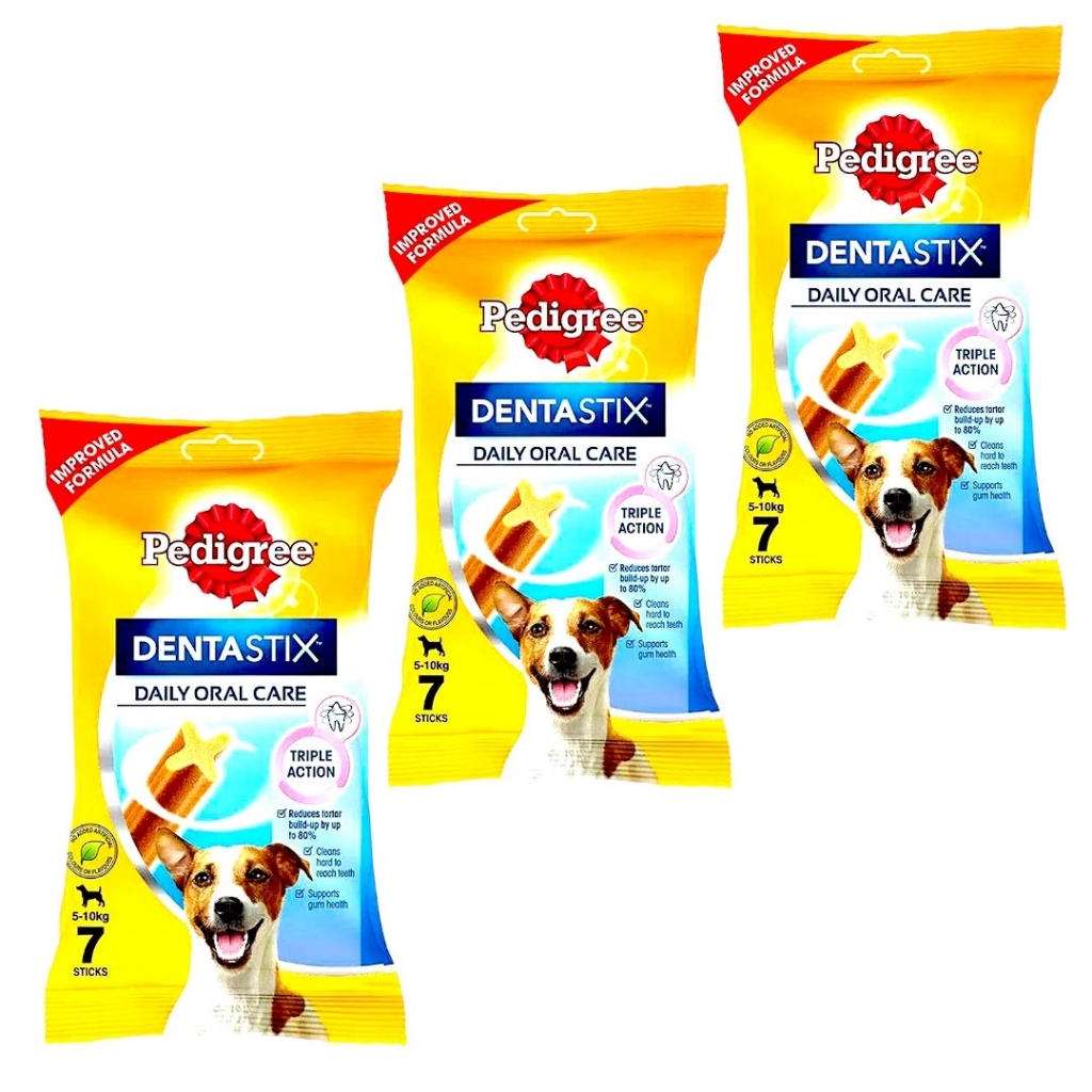 [Buy 2 Get 1 FREE] Pedigree Dentastix Daily Oral Care Triple Action (5 ...
